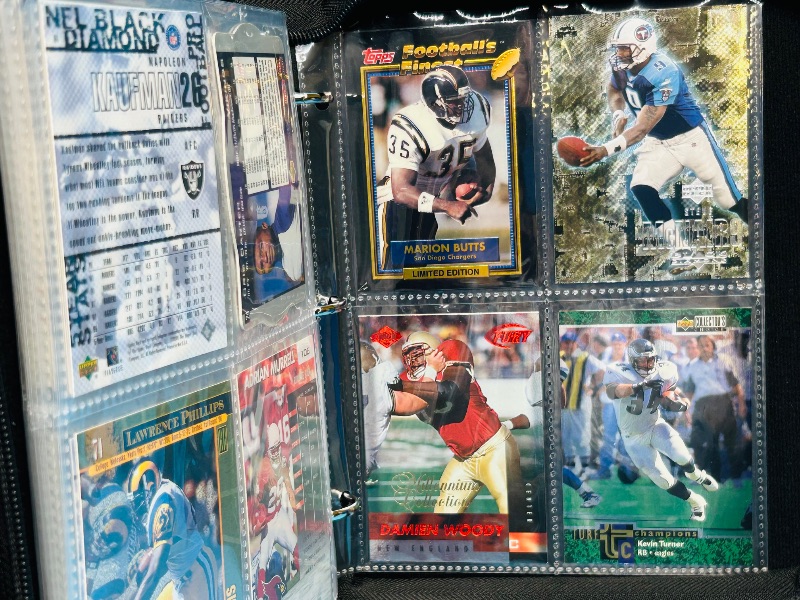 Photo 7 of 699530…final sale no returns/refunds-72 mixed football holo, foil, refractor cards in binder 