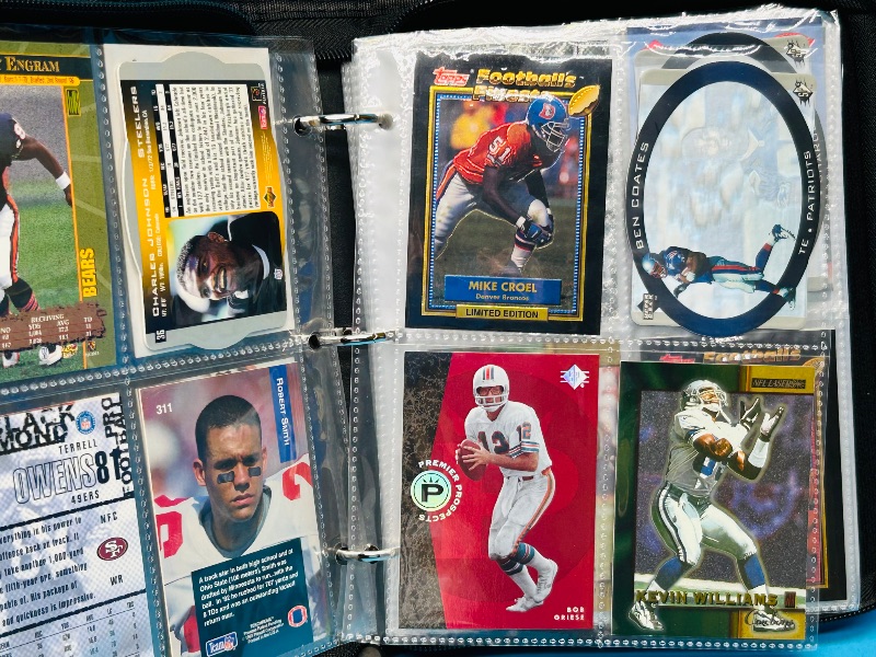 Photo 13 of 699530…final sale no returns/refunds-72 mixed football holo, foil, refractor cards in binder 