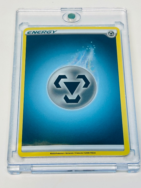 Photo 1 of 699542… Pokémon holo foil energy card in hard plastic case