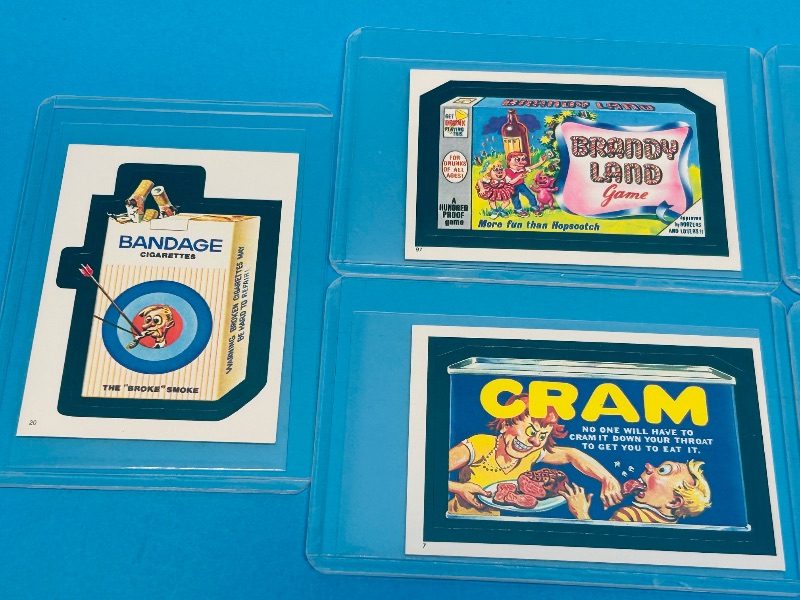 Photo 4 of 699550…6 vintage Topps  Wacky Packages stickers in plastic sleeves 