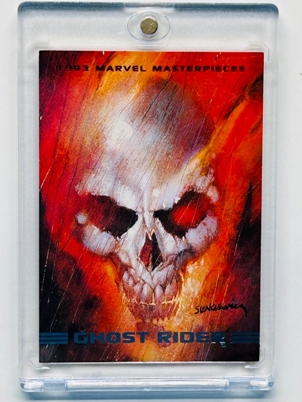 Photo 1 of 699562…1993 Marvel Ghost Rider card 13  in hard plastic case