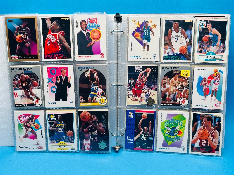 Photo 8 of 699573…final sale no returns/refunds-360 mixed basketball cards in binder