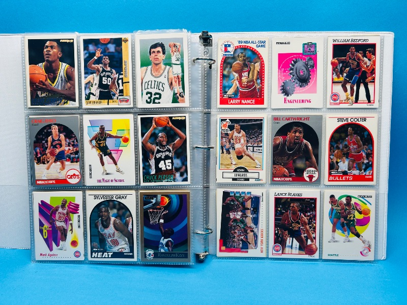 Photo 2 of 699573…final sale no returns/refunds-360 mixed basketball cards in binder