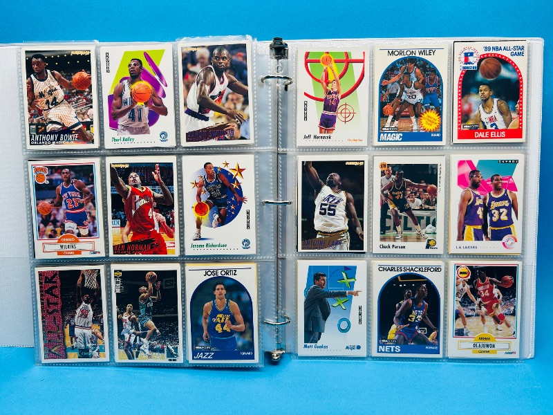 Photo 4 of 699573…final sale no returns/refunds-360 mixed basketball cards in binder