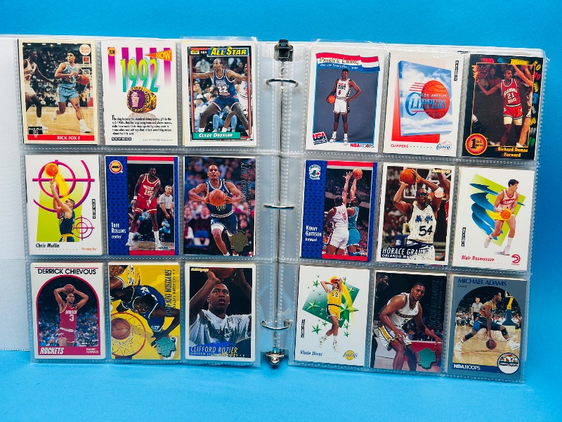 Photo 9 of 699573…final sale no returns/refunds-360 mixed basketball cards in binder