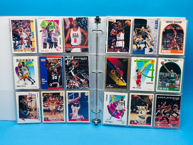 Photo 15 of 699573…final sale no returns/refunds-360 mixed basketball cards in binder