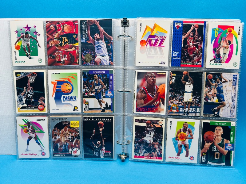 Photo 17 of 699573…final sale no returns/refunds-360 mixed basketball cards in binder