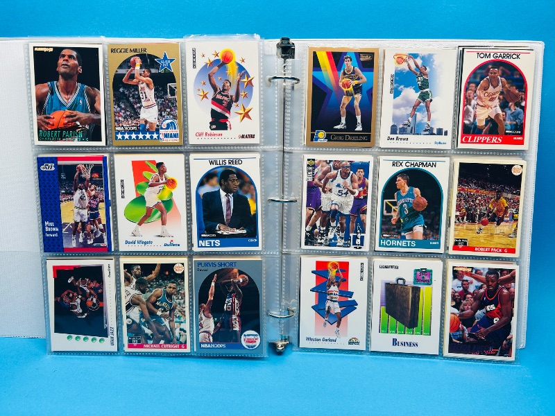 Photo 6 of 699573…final sale no returns/refunds-360 mixed basketball cards in binder