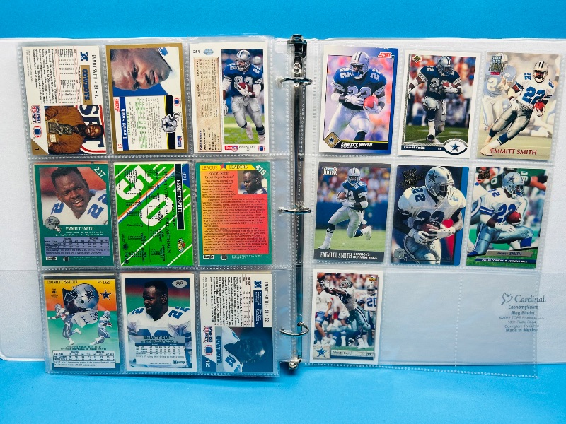 Photo 17 of 699575… final sale no returns/refunds-Joe Montana, dan Marino, Bob Griese, Deion sanders, and Emmitt Smith cards in binder