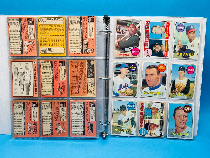 Photo 11 of 699577… final sale no returns/refunds-108 vintage baseball cards 1960’s in binder-show wear from age