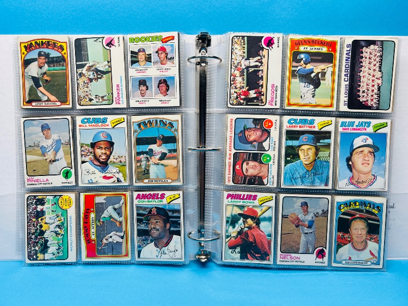 Photo 9 of 699578… final sale no returns/refunds- 306 vintage baseball cards 1970’s in binder 