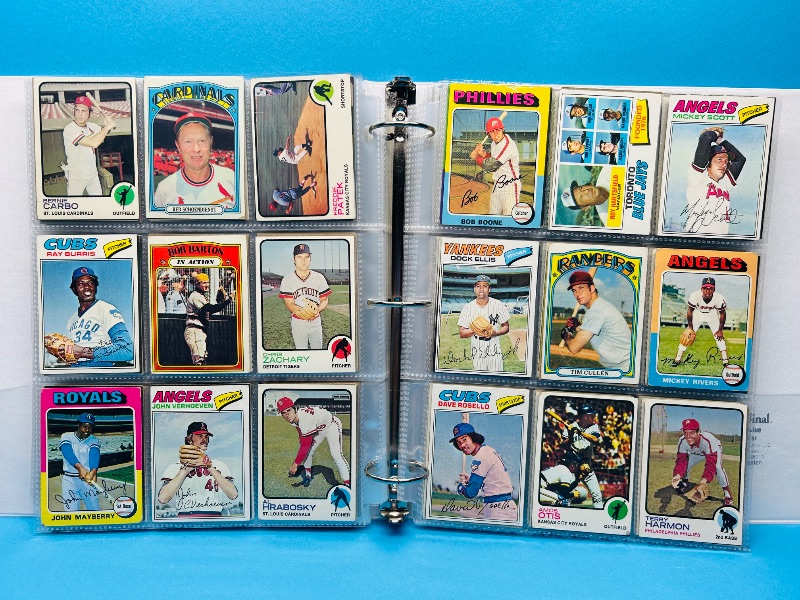 Photo 8 of 699578… final sale no returns/refunds- 306 vintage baseball cards 1970’s in binder 