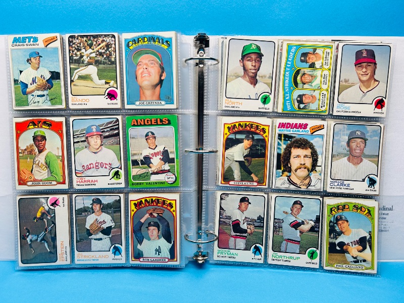 Photo 10 of 699578… final sale no returns/refunds- 306 vintage baseball cards 1970’s in binder 