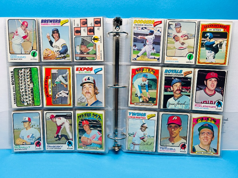 Photo 3 of 699578… final sale no returns/refunds- 306 vintage baseball cards 1970’s in binder 