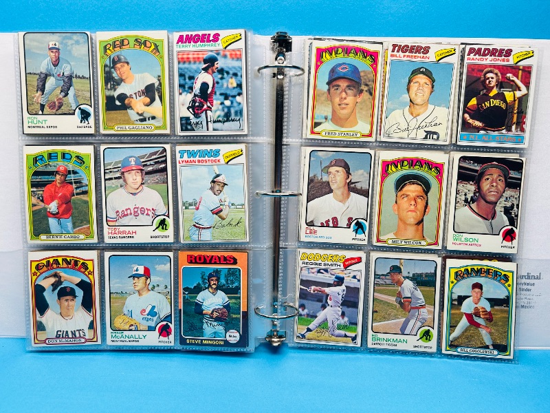 Photo 5 of 699578… final sale no returns/refunds- 306 vintage baseball cards 1970’s in binder 