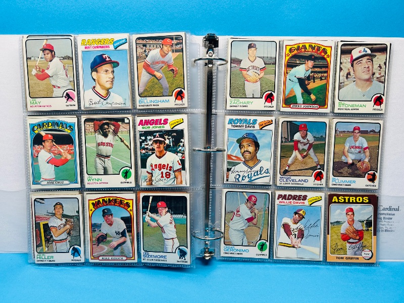 Photo 4 of 699578… final sale no returns/refunds- 306 vintage baseball cards 1970’s in binder 