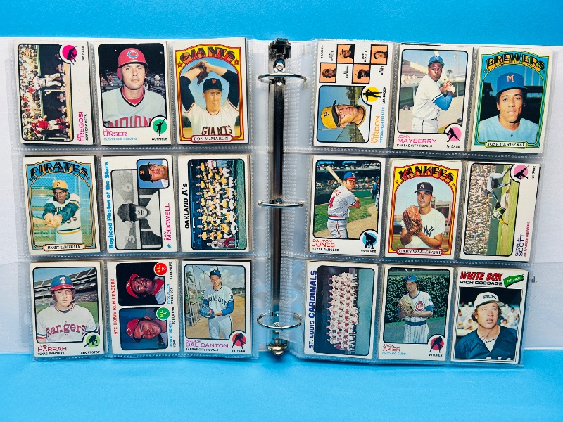 Photo 12 of 699578… final sale no returns/refunds- 306 vintage baseball cards 1970’s in binder 