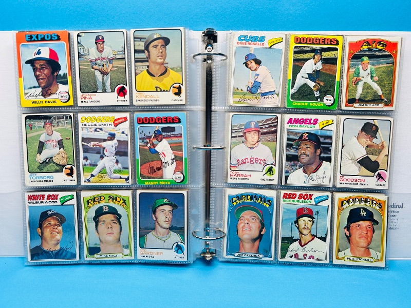 Photo 7 of 699578… final sale no returns/refunds- 306 vintage baseball cards 1970’s in binder 