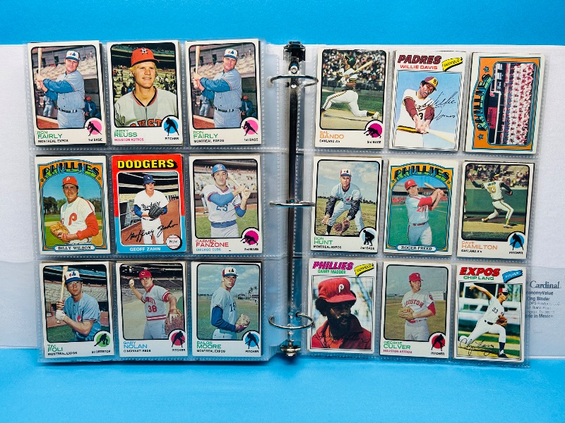 Photo 14 of 699578… final sale no returns/refunds- 306 vintage baseball cards 1970’s in binder 