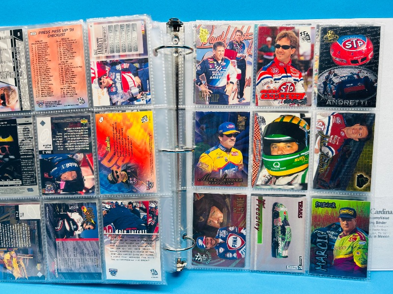 Photo 6 of 699579… final sale no returns/refunds-180 mixed NASCAR cards in binder-many chrome and foil 