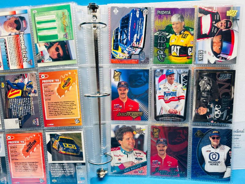 Photo 7 of 699580… final sale no returns/refunds-180 mixed NASCAR cards in binder-many chrome and foil 