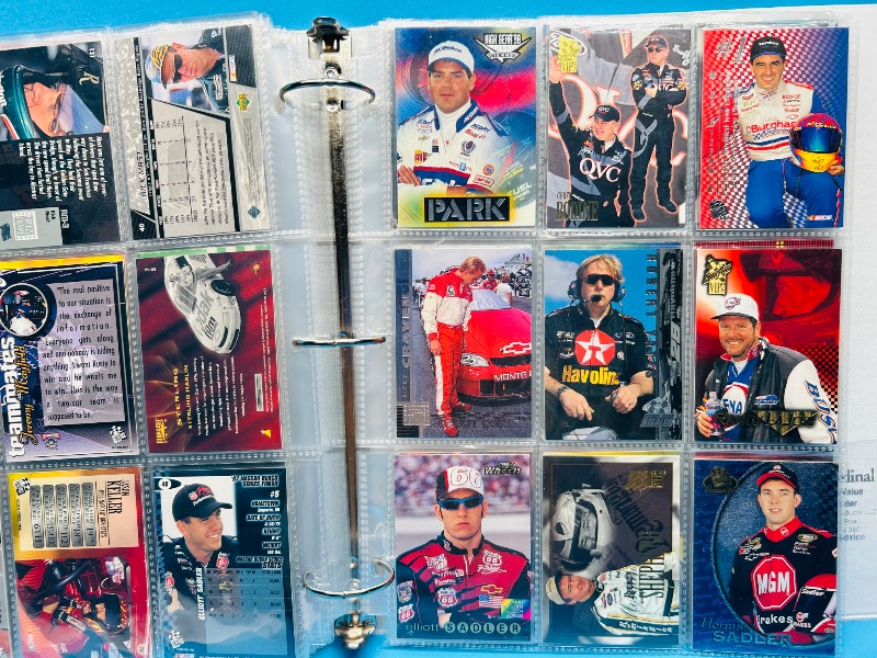 Photo 6 of 699580… final sale no returns/refunds-180 mixed NASCAR cards in binder-many chrome and foil 