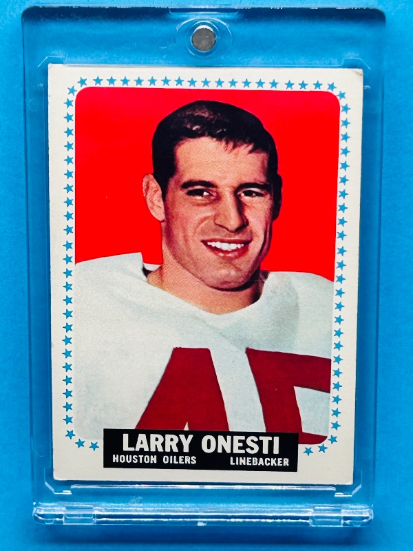 Photo 1 of 699586…vintage 1964 Larry Onesti card 81 in hard plastic case