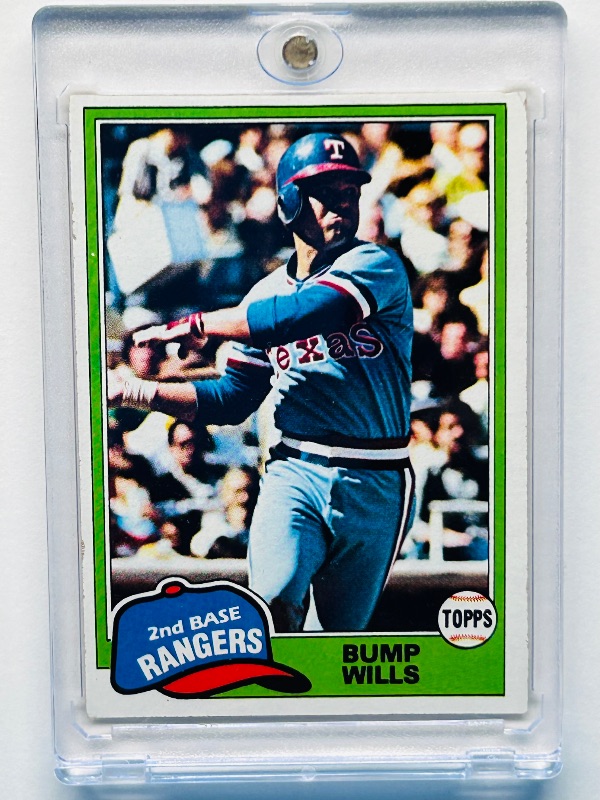 Photo 1 of 699592…vintage Bump Wills card 173 in hard plastic case