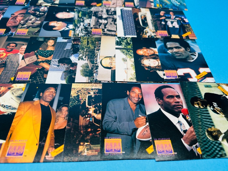 Photo 5 of 699615…O.J. Simpson case 50 card set