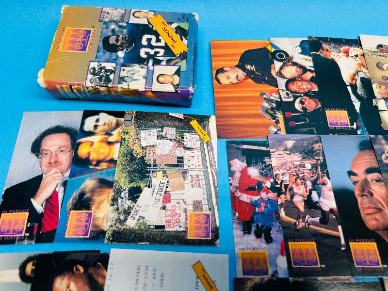 Photo 1 of 699615…O.J. Simpson case 50 card set