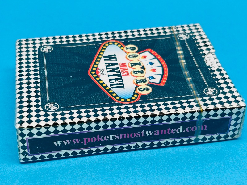 Photo 1 of 699616… Sealed Pokers most wanted playing card deck