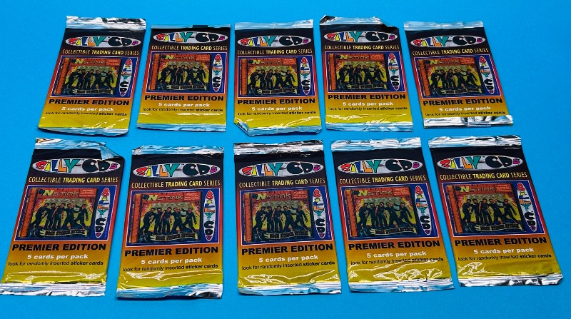 Photo 1 of 699623…10 sealed vintage silly CDs trading card packs 
