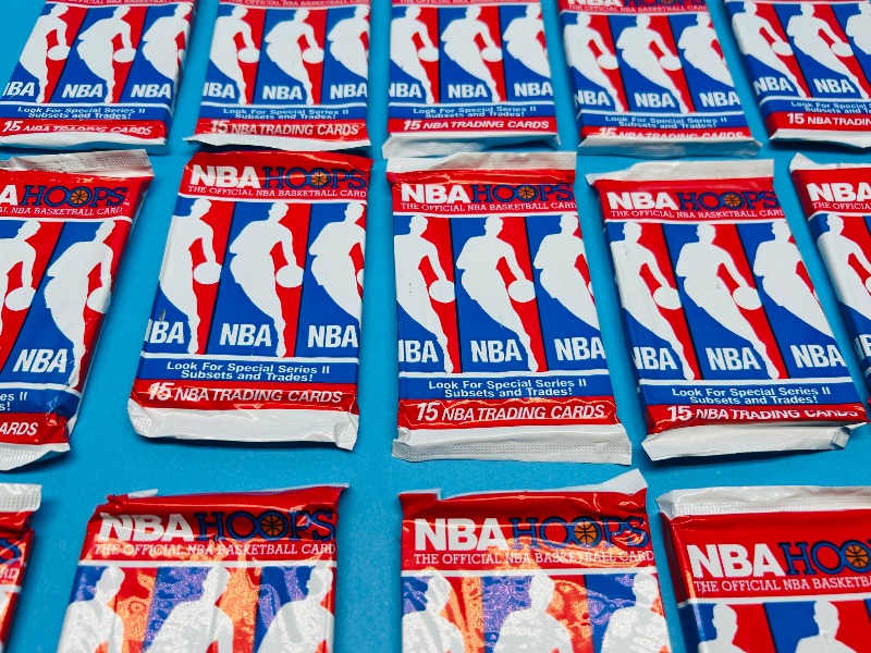 Photo 1 of 699625…final sale no returns/refunds-15 sealed NBA cards packs 