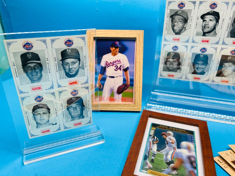 Photo 3 of 699626…uncut and  framed jumbo sports cards