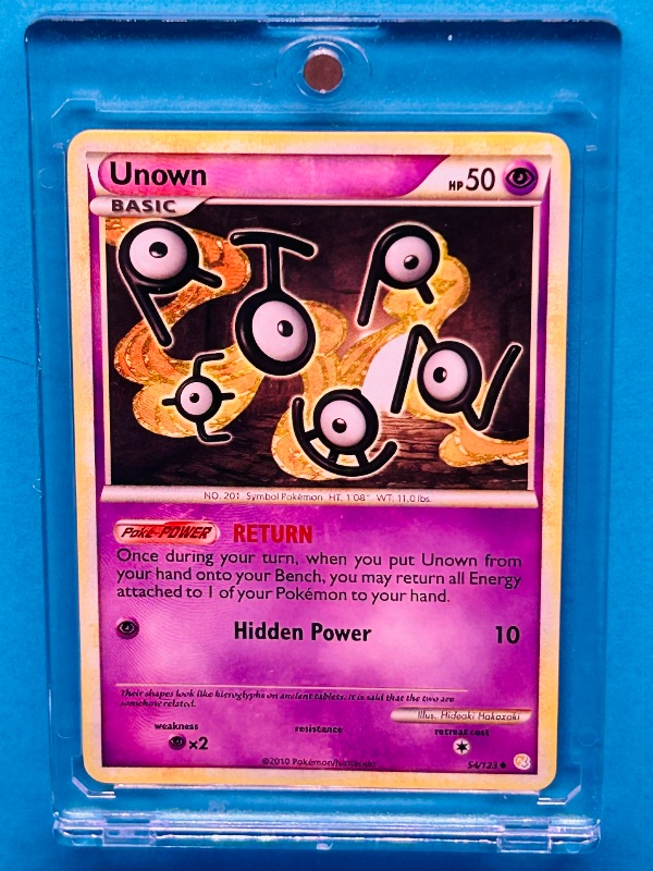 Photo 1 of 699661… Pokémon card 54/123  in hard plastic case 