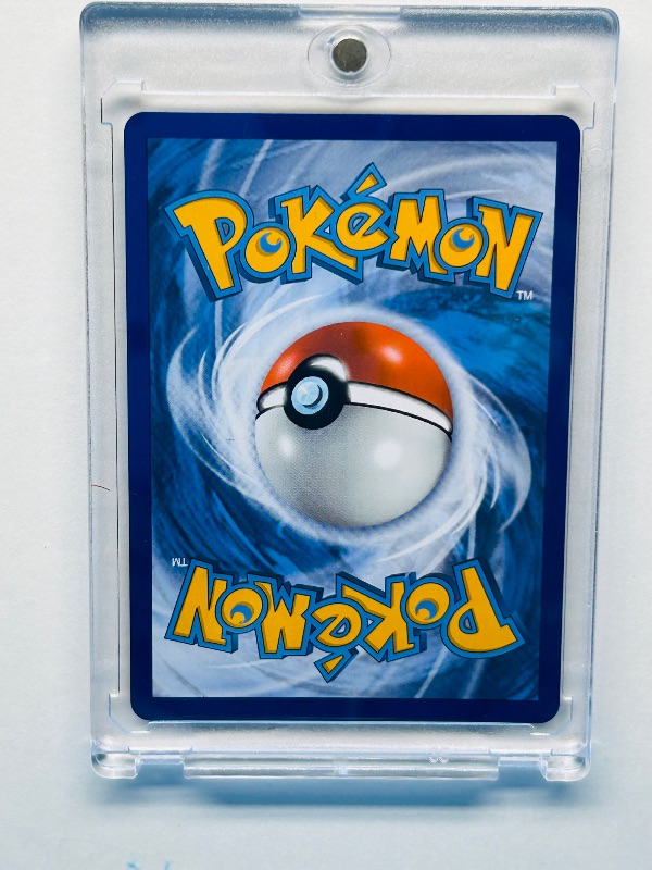 Photo 2 of 698665…Pokémon V holo card 074/203  in hard plastic case 