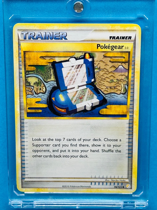 Photo 1 of 699666…Pokémon trainer card 96/123  in hard plastic case 