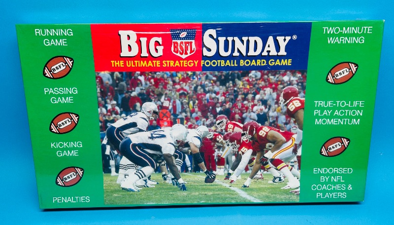 Photo 1 of 699672… sealed vintage 1997 Big Sunday football board game 