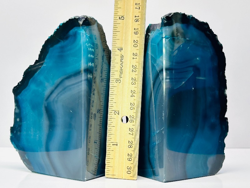 Photo 6 of 699688…5” agate base bookends 