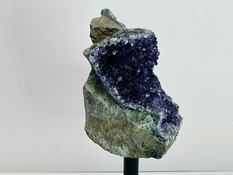 Photo 2 of 699691…5.5” amethyst crystal rock on stand-height includes display stand