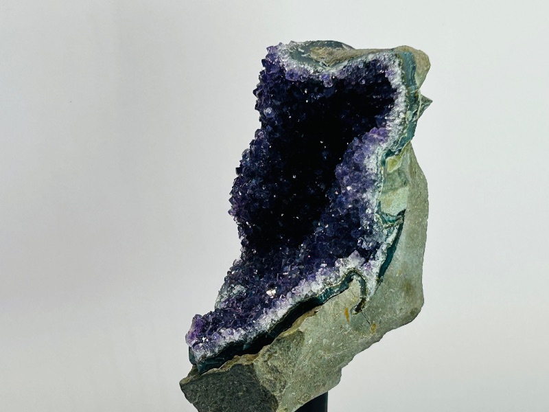 Photo 4 of 699691…5.5” amethyst crystal rock on stand-height includes display stand