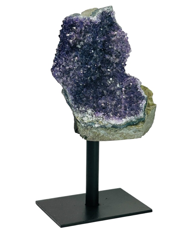 Photo 3 of 699691…5.5” amethyst crystal rock on stand-height includes display stand