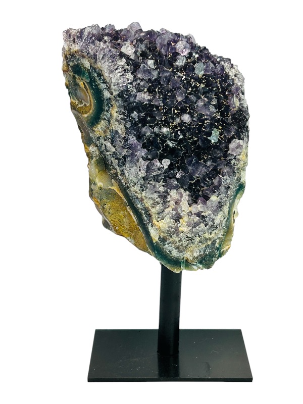 Photo 1 of 699692…6”  amethyst crystal rock on stand-height includes display stand
