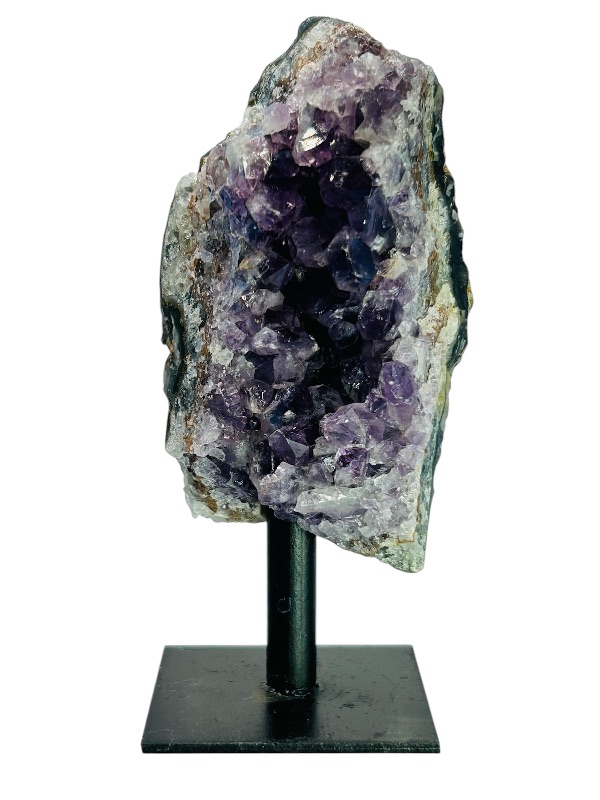 Photo 1 of 699693…5”  amethyst crystal rock on stand-height includes display stand