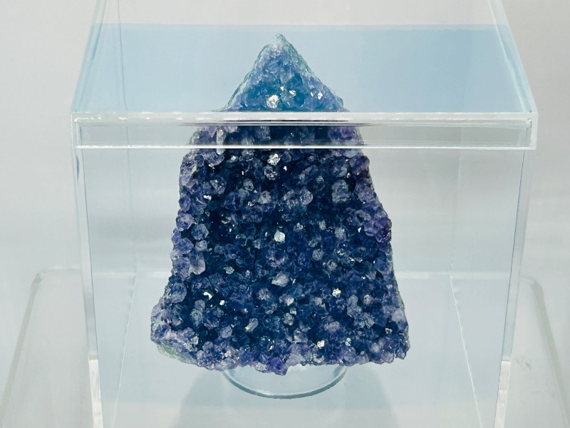 Photo 2 of 699698…amethyst crystal rock in 4x4” acrylic case