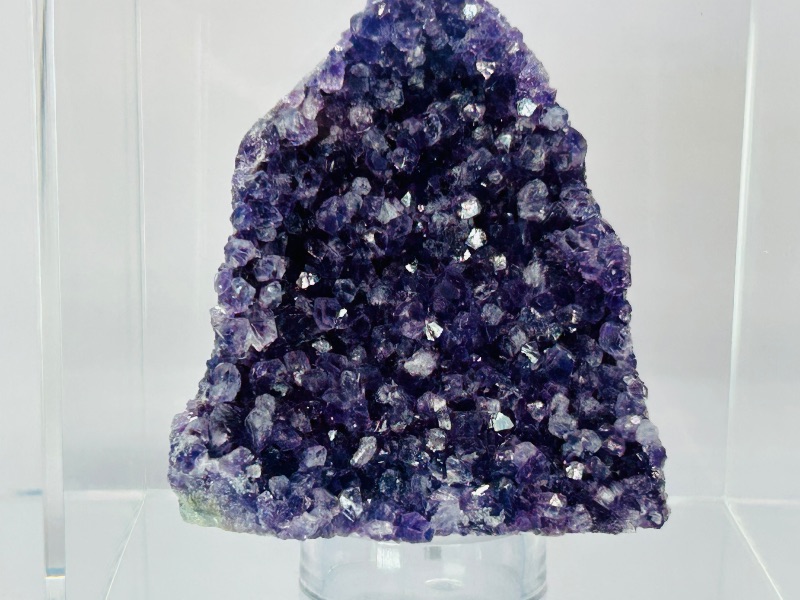 Photo 1 of 699698…amethyst crystal rock in 4x4” acrylic case