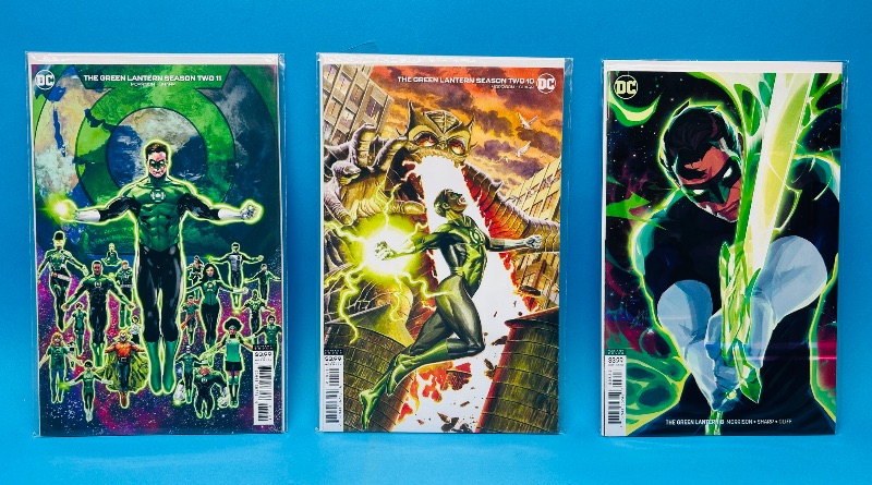 Photo 1 of 698707…3 green lantern comics in plastic sleeves 