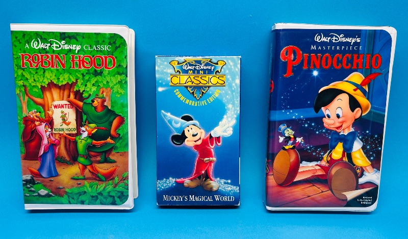 Photo 1 of 699714…3 Disney VHS movie tapes