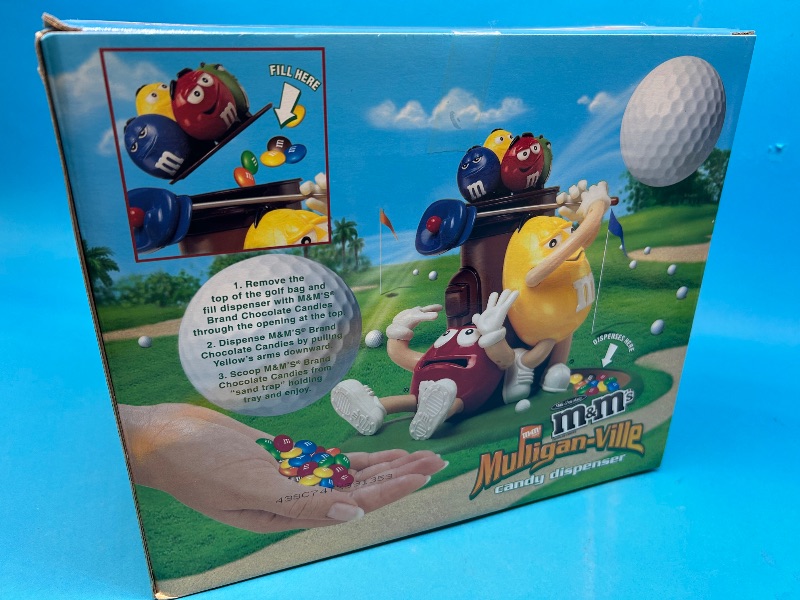 Photo 1 of 699716…vintage M&Ms golf Mulligan-ville candy dispenser 
