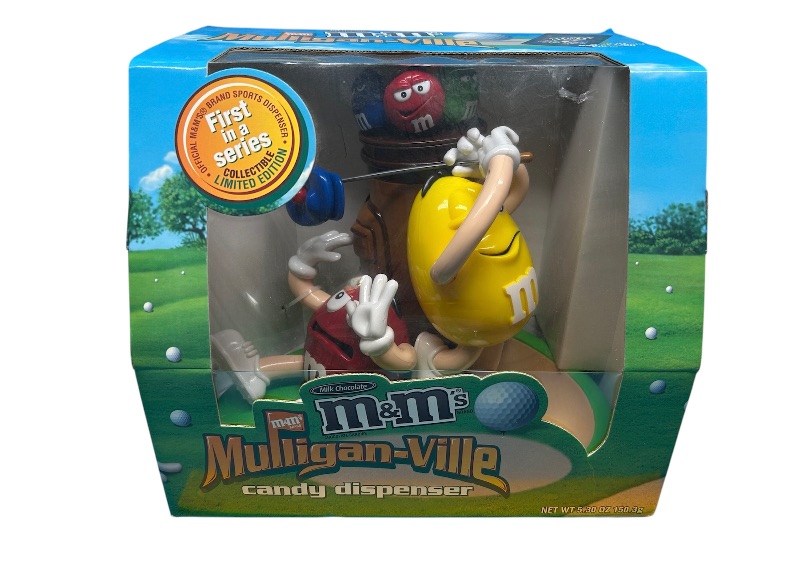 Photo 1 of 699716…vintage M&Ms golf Mulligan-ville candy dispenser 